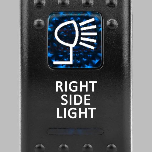ROKSWCH-RGHT Rocker Switch for 4x4 Right Side Lights Back Lit Blue | Genuine STEDI Product