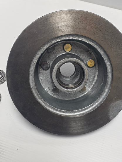 1908G Dunbier Disc Hub Galvanized 13"  HT With  LM Bearings Mackay A1310LMG