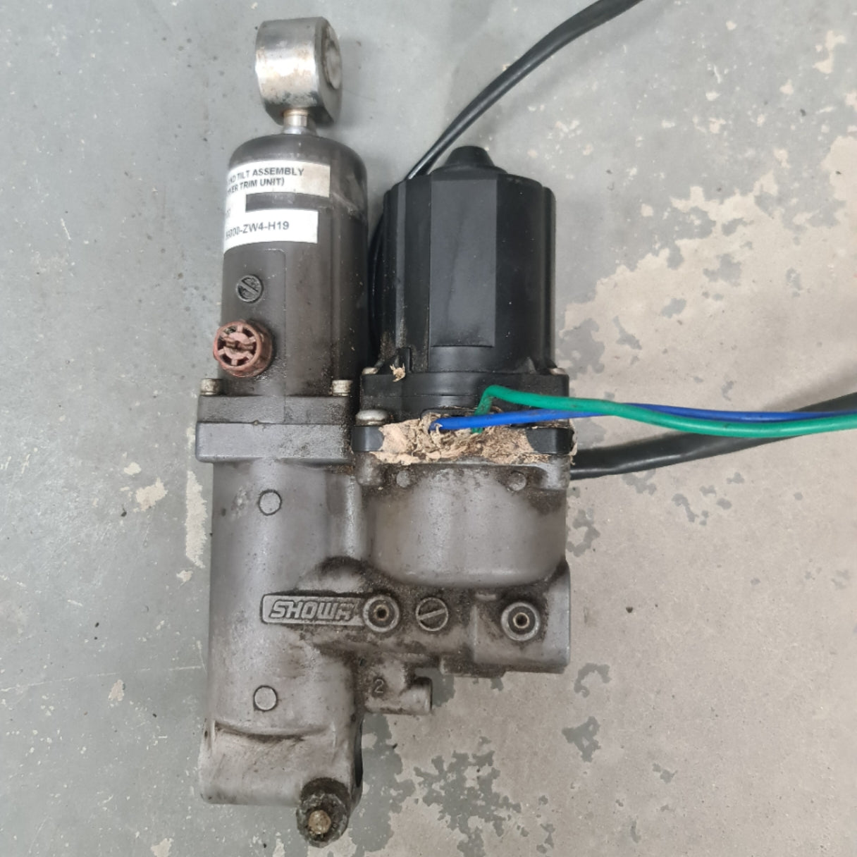 56000-ZW4-H19 Honda Trim and Tilt Assembly (Showa Power Trim Unit) | Genuine Used Part