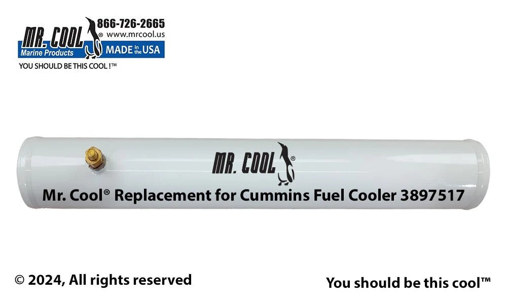 4944404 / 3897517 Aftermarket Cummins QSB/QSC/QSM Fuel Cooler | Sawley's Select Marine Parts