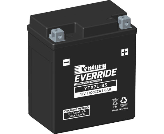 151133 Century EverRide YTX7L-BS MAINTENANCE FREE AGM Battery