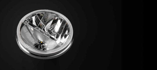 LED-HOMAGE-3000CHR Homage 7 Inch LED Headlight - Chrome (3000K)