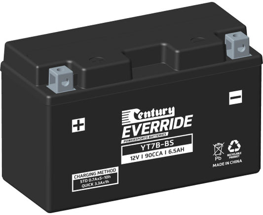 151131 Century EverRide YT7B-BS MAINTENANCE FREE AGM Battery