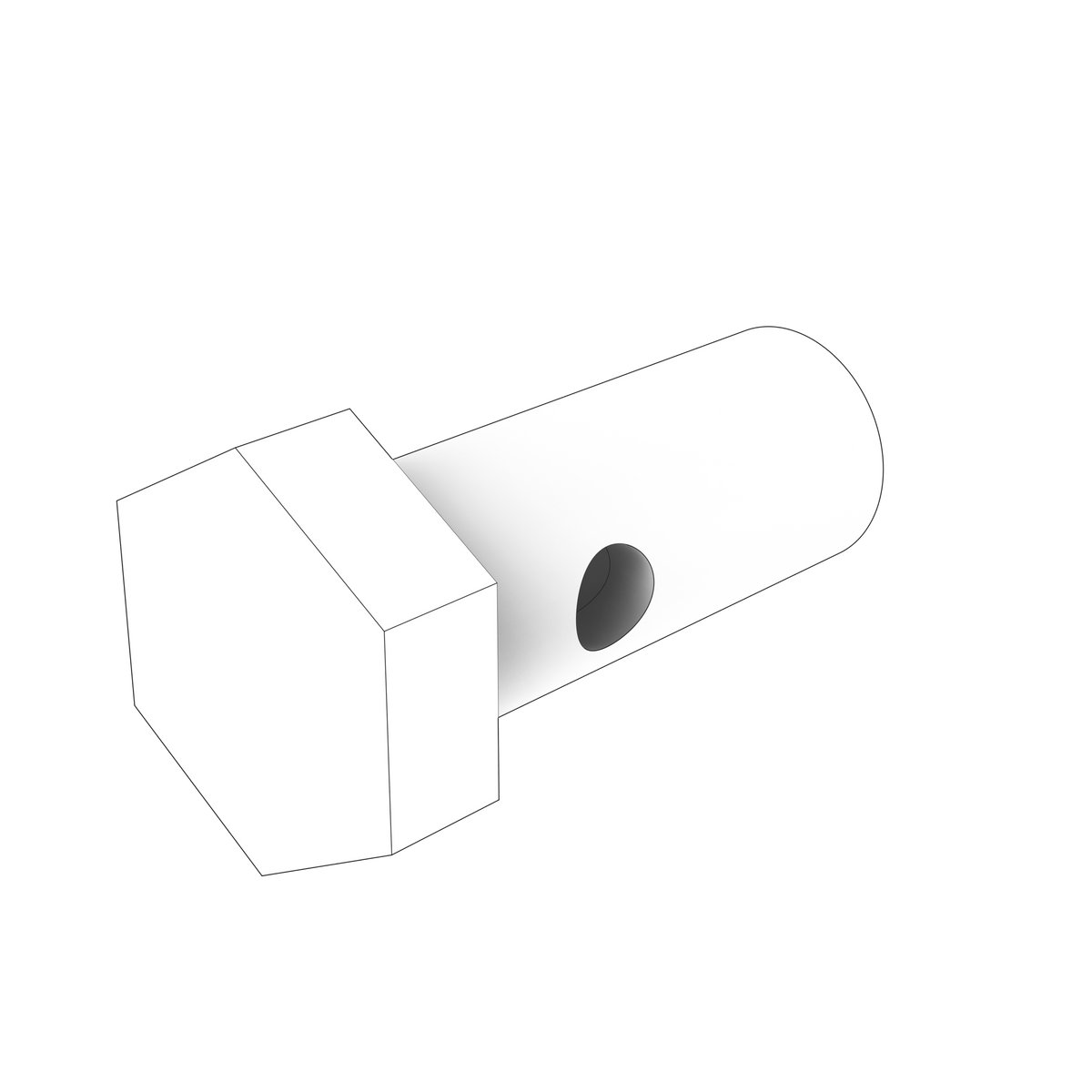 980973 Hollow Screw | Genuine Volvo Penta Part - photo 2 of 2