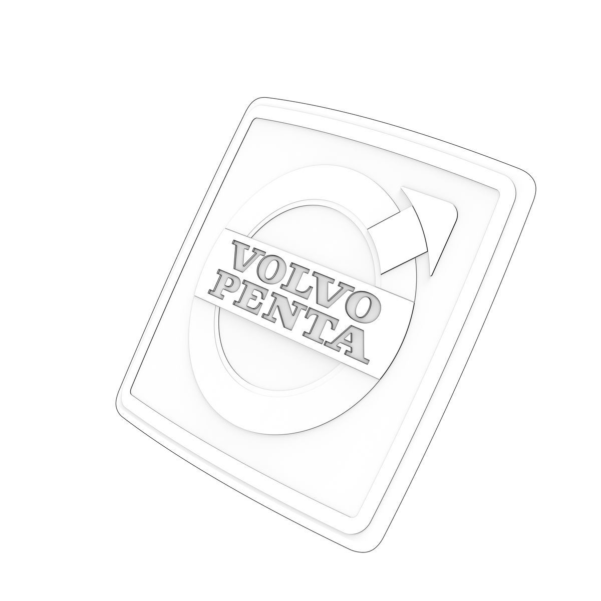 3887432 Decal | Genuine Volvo Penta Part