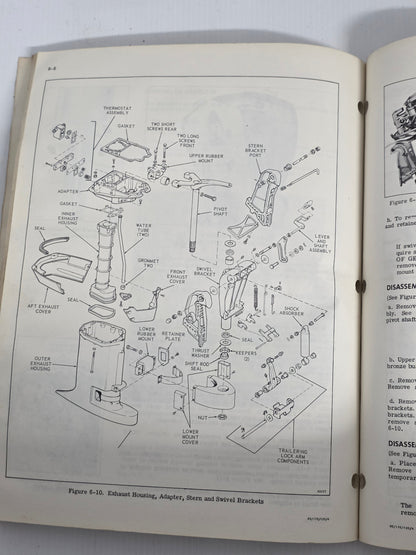 1974 Johnson 135HP Service Manual | Genuine Used Manual