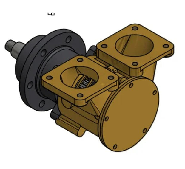 AN 7319 AN 7319-MP57/821 Seawater Pump, Jabsco 3380.005/02, Iveco 8281