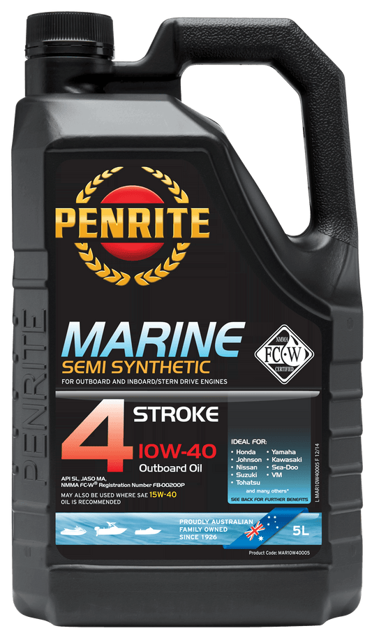 MAR10W40005 Marine Outboard 4 STROKE 10W-40 (Semi Synthetic) 5L
