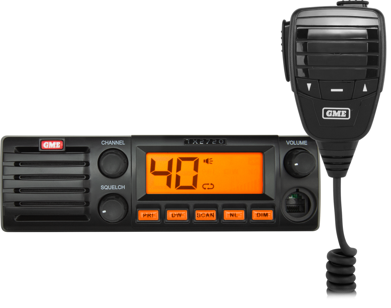 TX2720 27MHz DIN Mount CB Radio | Genuine GME Electronics