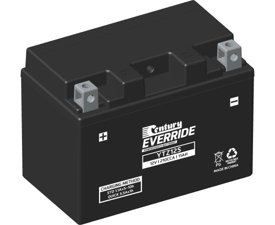 151119 Century EverRide YTZ12S Hi Performance AGM - YTZ Battery | Genuine Century Battery