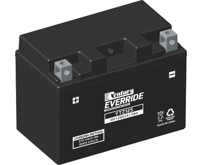 151119 Century EverRide YTZ12S Hi Performance AGM - YTZ Battery | Genuine Century Battery