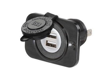 81134BL Dual USB Socket