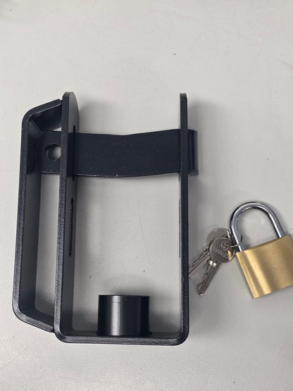 H3998 Mackay 1522 Dunbier TRAILSAFE Coupling Lock, complete with padlock | Marine Trailer Part