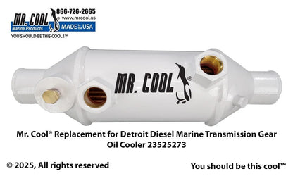 23525273 Aftermarket MTU Detroit Diesel Oil Cooler | Sawley's Select Marine Parts