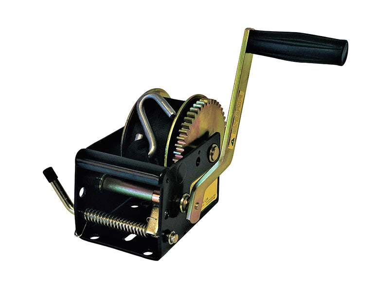 H3433 Mackay 3.1 Winch & Webbing Strap (No Side Cover) | Marine Trailer Part
