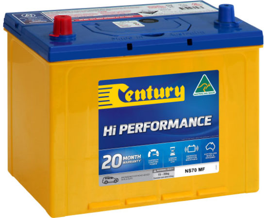 123126 Century NS70 MF Hi Performance Battery | Genuine Century Battery