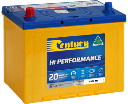 123126 Century NS70 MF Hi Performance Battery | Genuine Century Battery