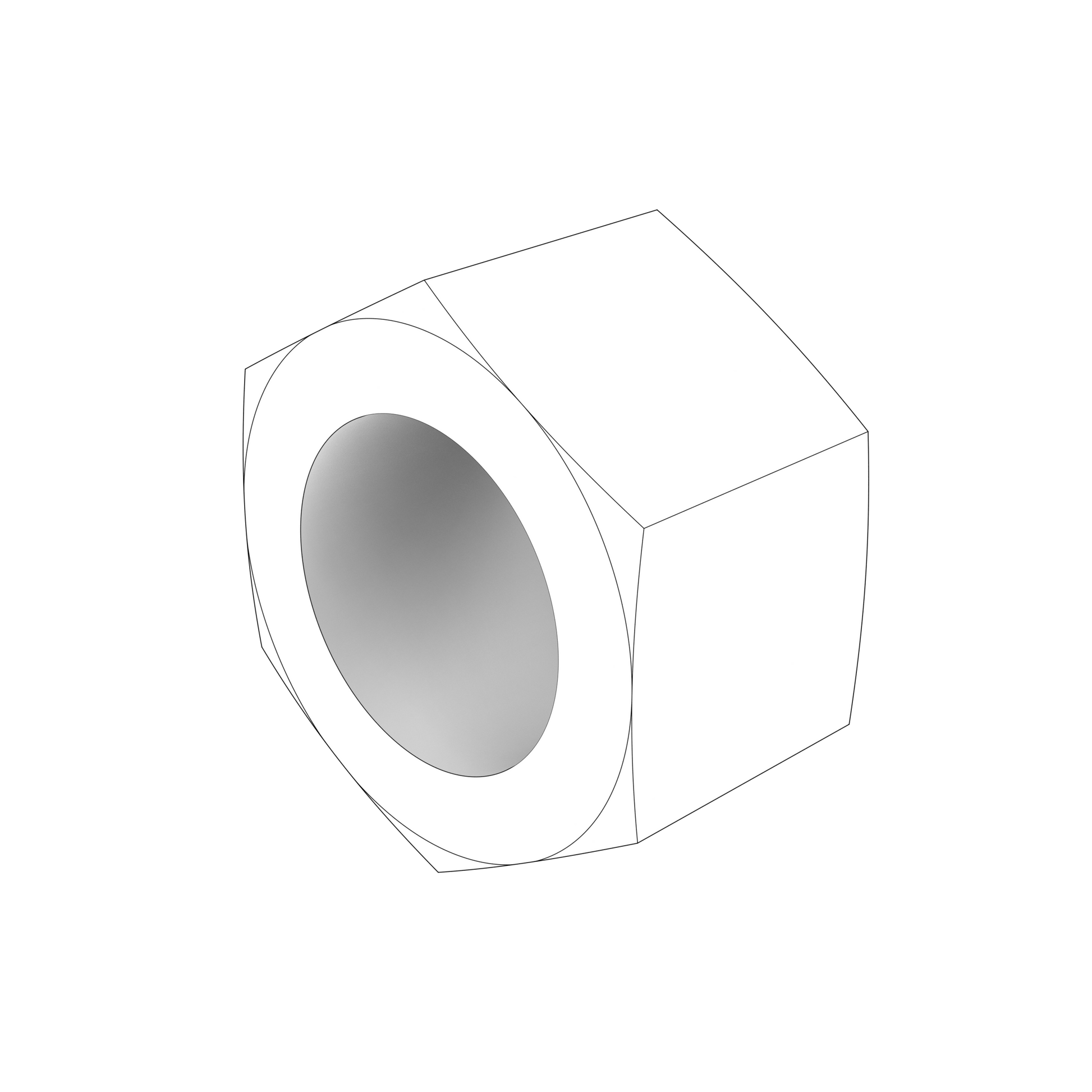 984050 Hexagon Nut | Genuine Volvo Penta Part