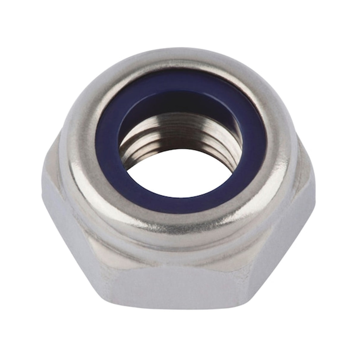 7715337 Stainless Self Locking Nut 3/8 | Marine Stainless Fastener