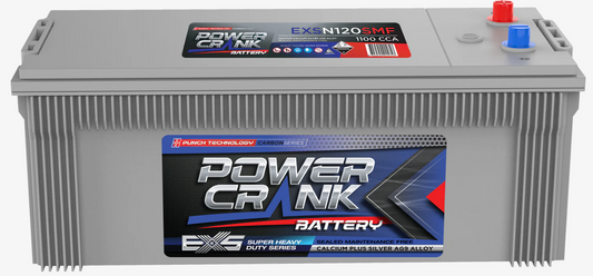 EXSN120 SMF Power Crank 1100 CCA Battery | Truck EXS Series