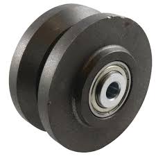 R2145 Mackay 8" 70 x 21 x 200mm Special Vee Roller Black Magnacetal | Marine Trailer Part
