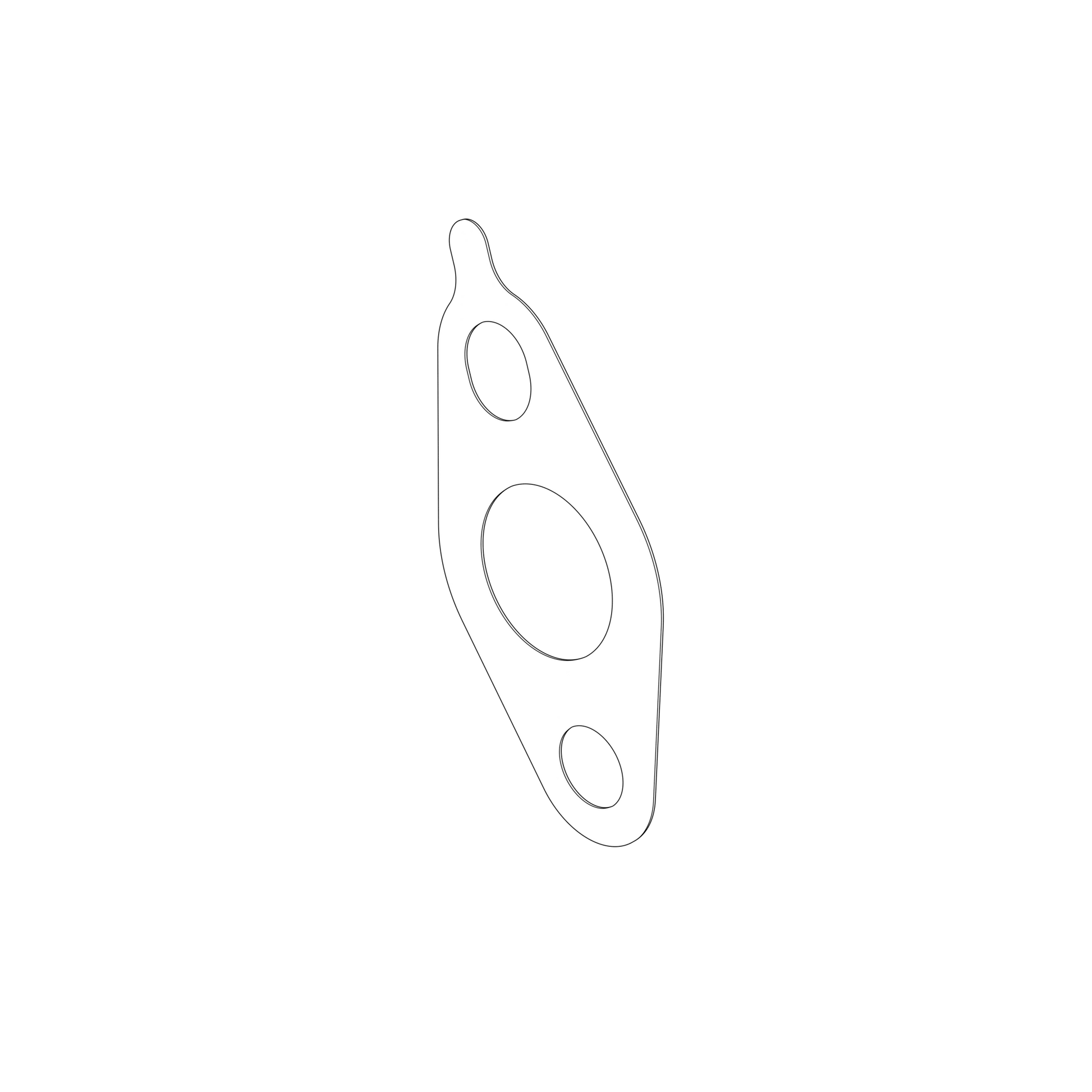22206133 Plane Gasket | Genuine Volvo Penta Part - photo 2 of 2
