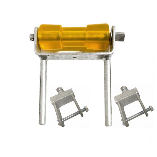 3156 Dunbier Soft Poly Roller & Bracket 8"
