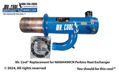 NA004490 Aftermarket Perkins 6.354 Short Heat Exchanger 14-3/8 in | Sawley's Select Marine Parts