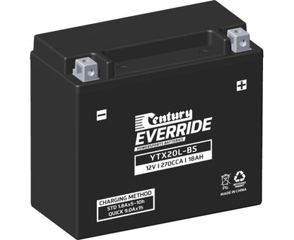 151141 Century EverRide YTX20L-BS MAINTENANCE FREE AGM Battery