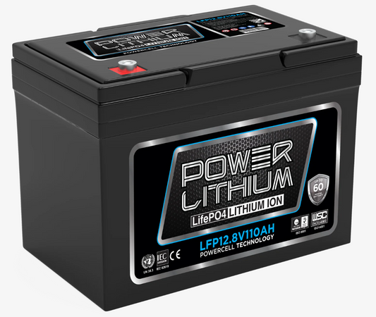 LFP12.8V110AH Power Crank 110 AH Battery | 12V Lithium Deep Cycle