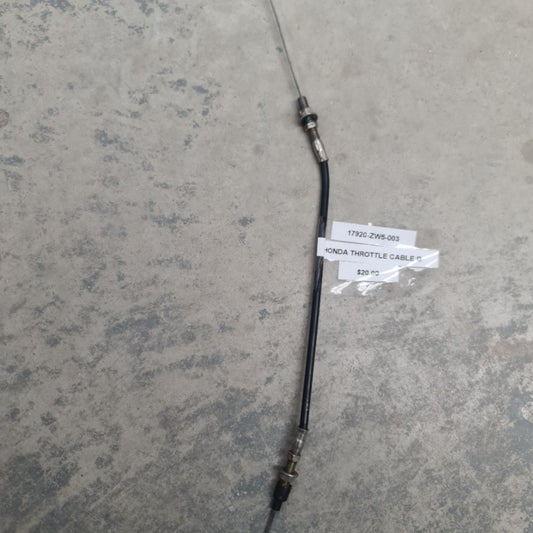17920-ZW5-003 Honda Throttle Cable B | Genuine Used Part