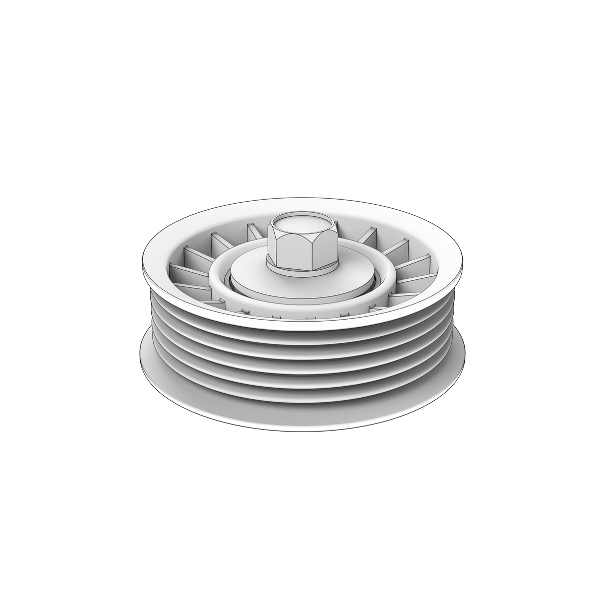 21143862 Idler Pulley | Genuine Volvo Penta Part - photo 2 of 2