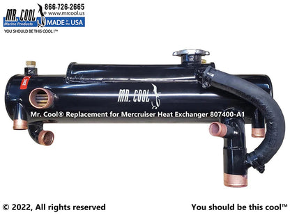 807400A1 Aftermarket Mercruiser V8 Big Block 7.4L/8.2L Heat Exchanger | Sawley's Select Marine Parts