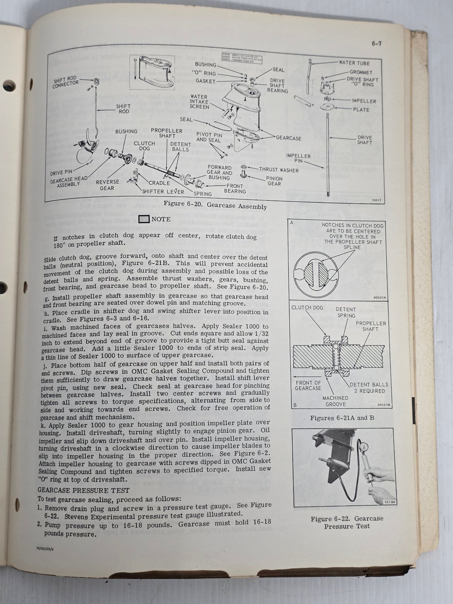 1973 Evinrude Lark 50HP Service Manual | Genuine Used Manual