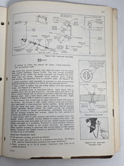 1973 Evinrude Lark 50HP Service Manual | Genuine Used Manual