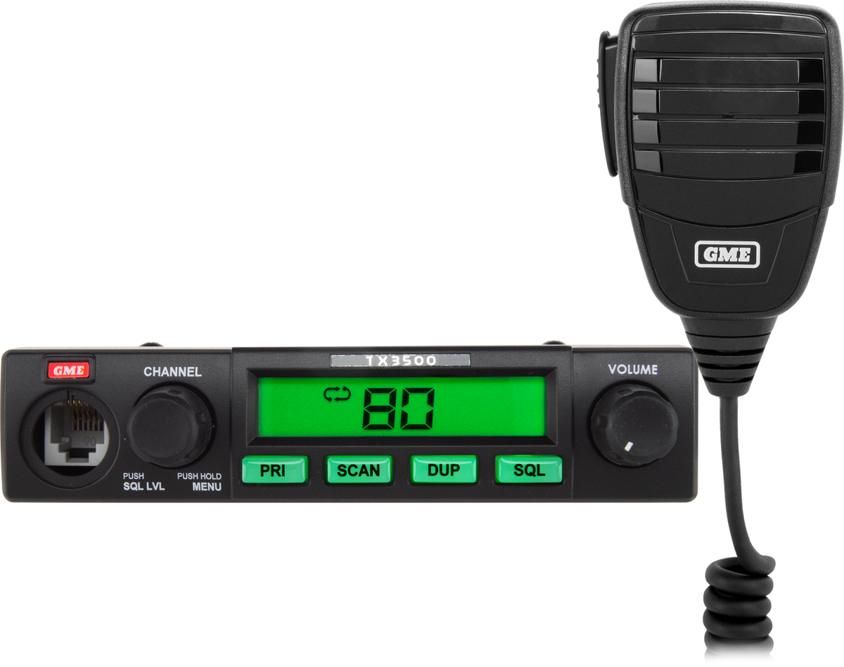 TX3500S 5 Watt Compact UHF CB Radio with Scansuite | Genuine GME Electronics