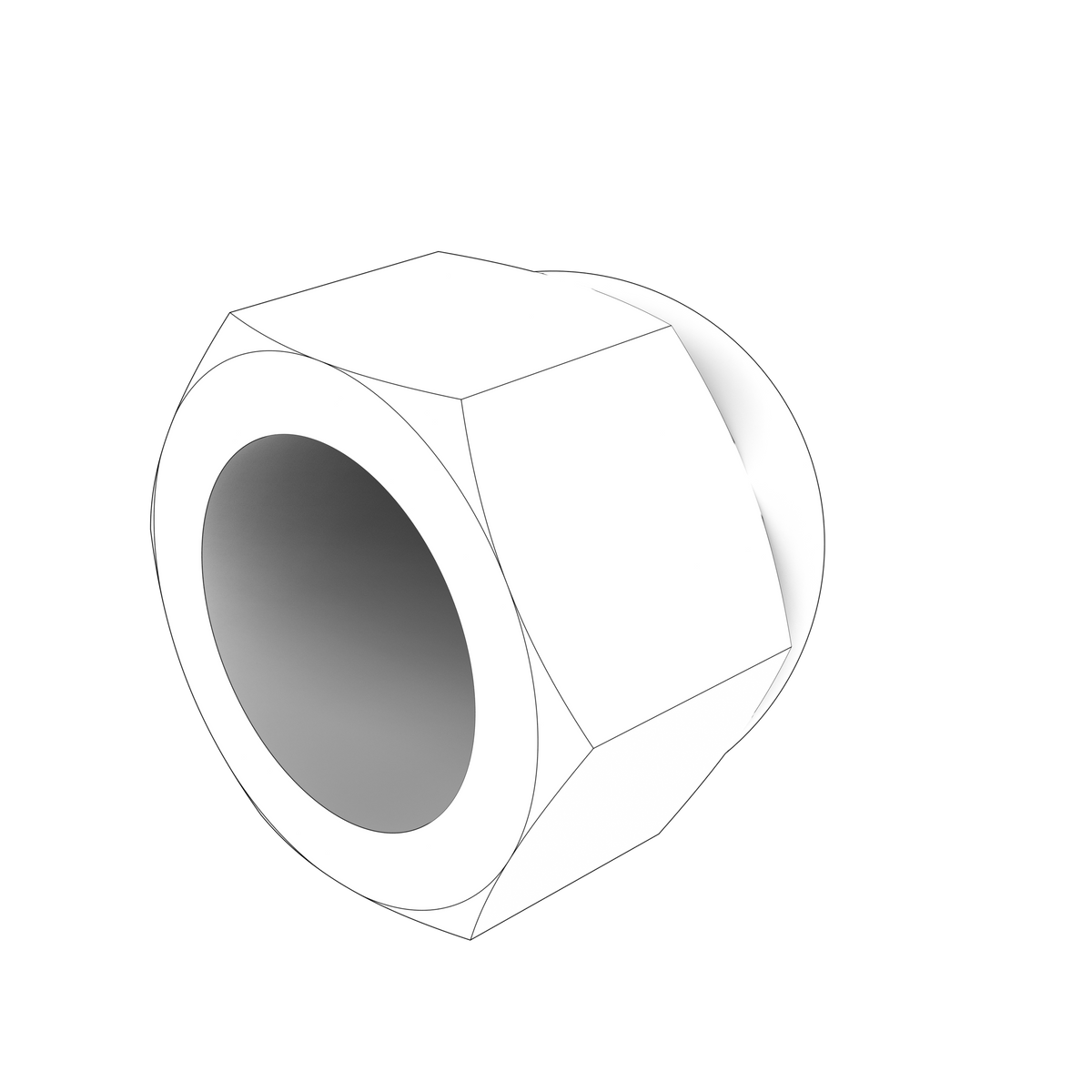 3580500 Nut | Genuine Volvo Penta Part - photo 2 of 2