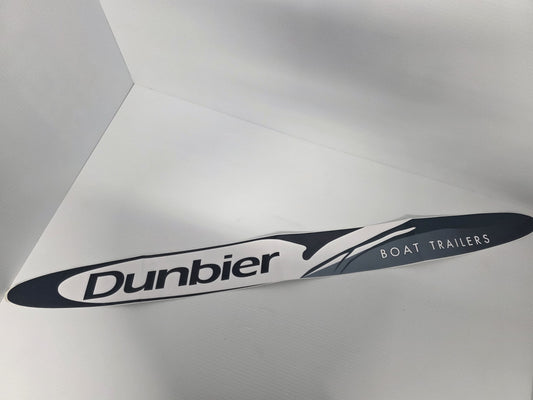 8104 Dunbier Trailer Decal Large 950mm x 85mm | Marine Trailer Part