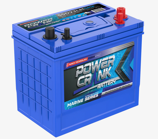 NPCDP12VNS70LM Power Crank 85 AH 710 CCA Battery | Dual Purpose AGM Marine Deep Cycle Starting