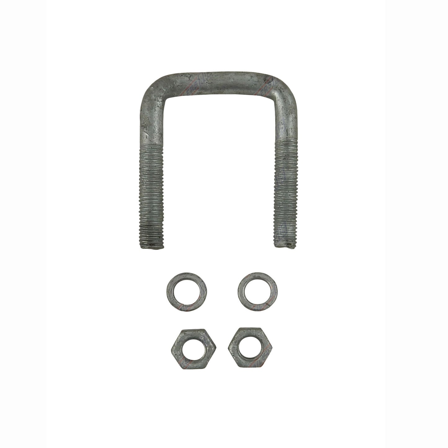 761445P U Bolt 50mm W X 75mm H Square 12mm (Pack 2) | Marine Trailer Part