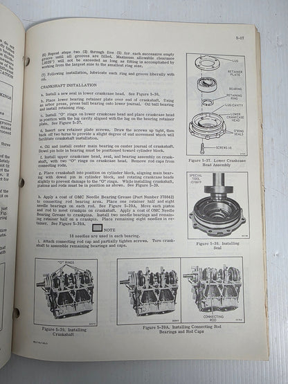 1974 Johnson 85HP Service Manual | Genuine Used Manual