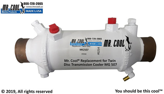 MG 506 Aftermarket Twin Disc Transmission Cooler | Sawley's Select Marine Parts