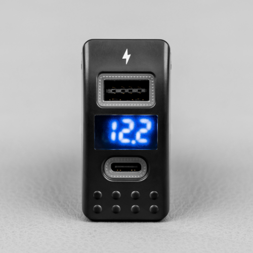 USBC-ROKSWCH Rocker Switch USB C / USB A / Volt Meter | Genuine STEDI Product
