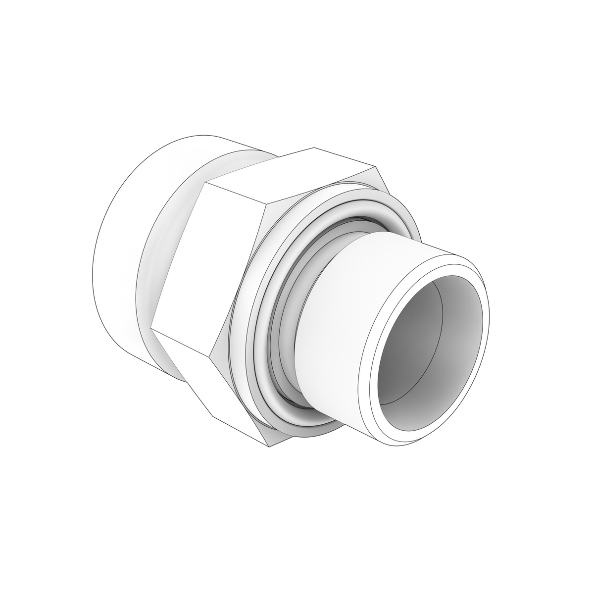 23446483 Nipple | Genuine Volvo Penta Part