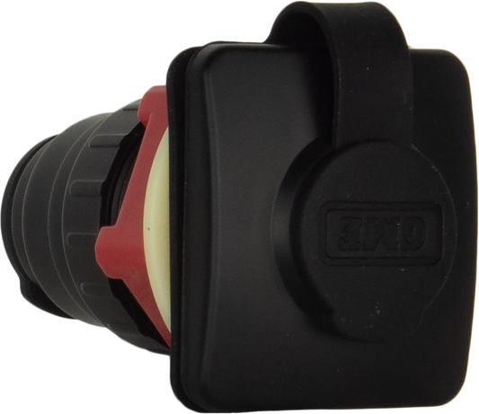 MK012B FLUSH MOUNT MICROPHONE SOCKET - SUIT GX400 / GX700 - BLACK