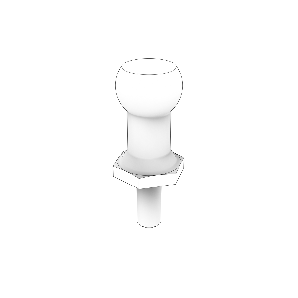3812606 Ball Stud | Genuine Volvo Penta Part