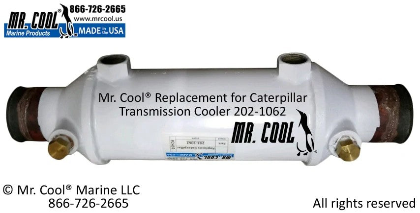 202-1062 Aftermarket Caterpillar Transmission Cooler | Sawley's Select Marine Parts