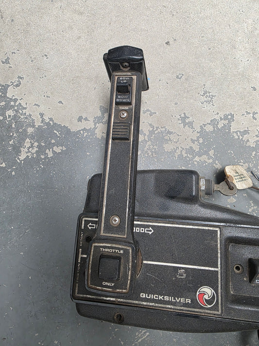 85892 Quicksilver Control Box - With Key & Loom With Trim | Genuine Used Part