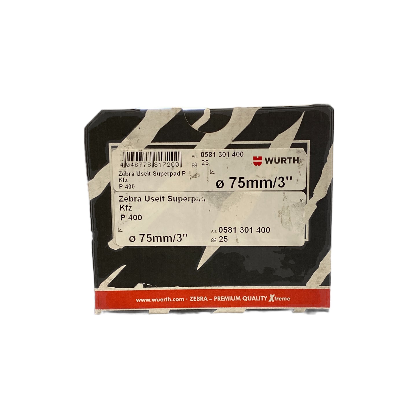 0581301400 Sanding disk 400 5PK | Genuine Wurth Product