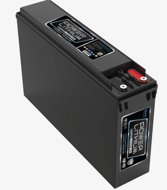 LFP12.8V250AH-FT-BT Power Crank 250 AH Battery | 12V Lithium Front Terminal Deep Cycle
